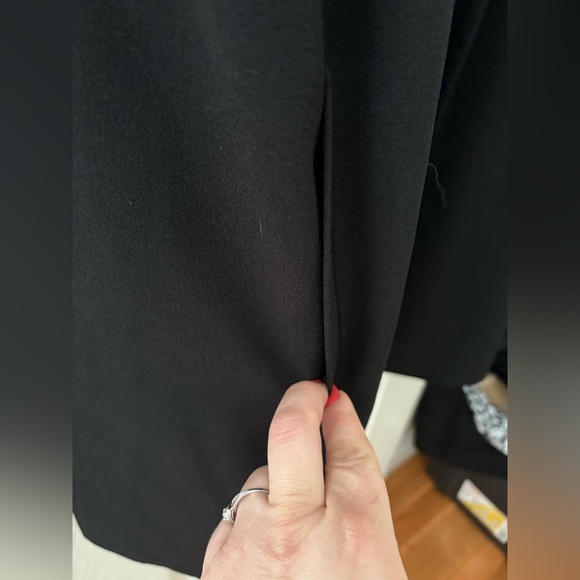 Marks & Spencer longline jacket vest size 16 sleeveless blazer black - Picture 3 of 10